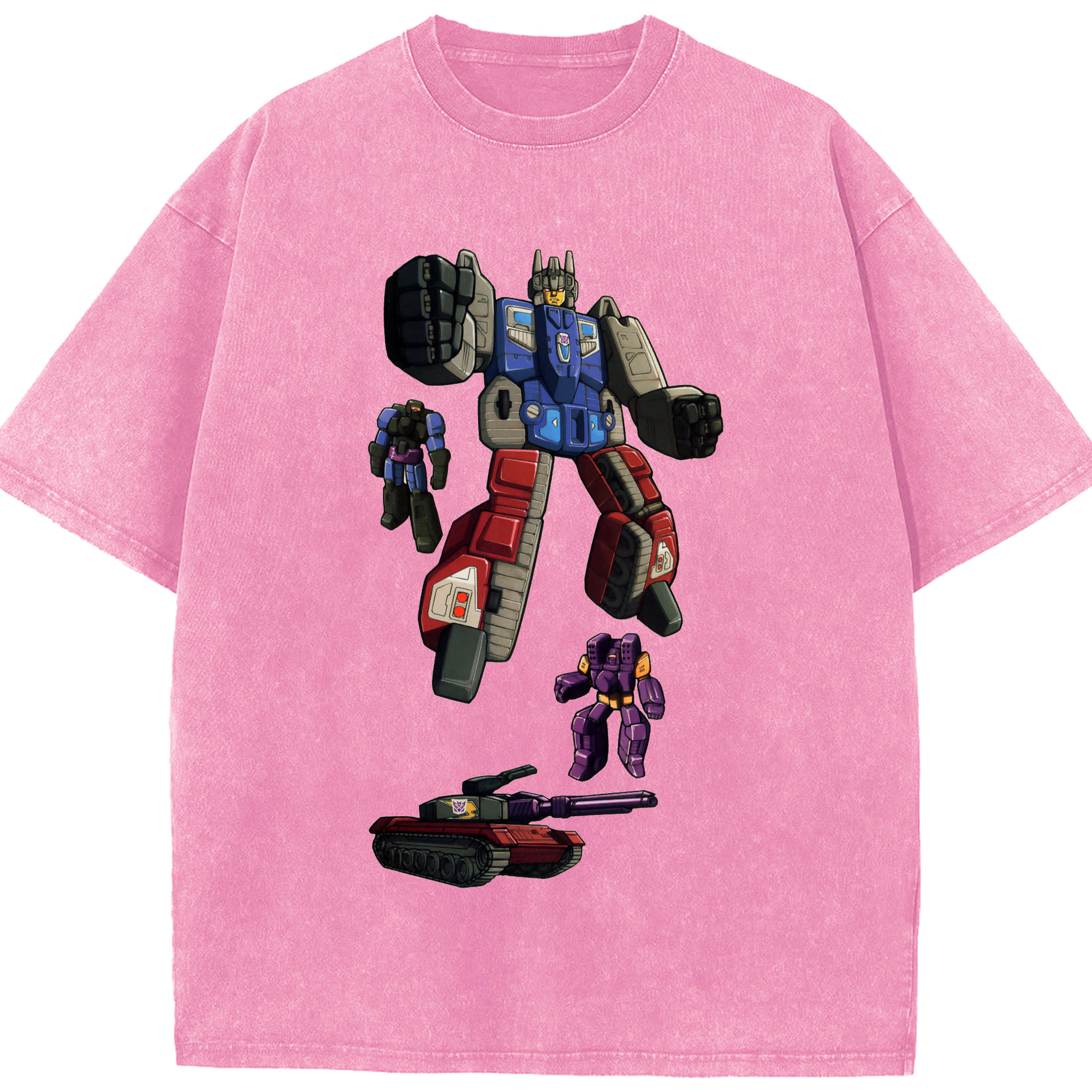 （画像用）  綿100% ヴィンテージ風 半袖Tシャツ（フロントプリント）